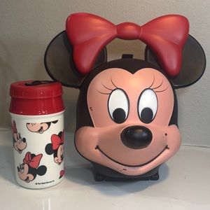 Vintage Minnie Mouse Aladdin Lunch Box w/ Thermos